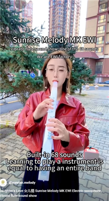 Sunrise Melody MK Electronic Woodwind Instrument Music Is Part Of Life