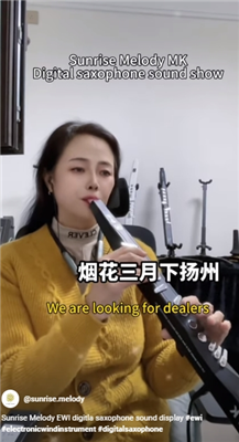 Sunrise Melody MK Saxophone Sound Ewi Electronic Wind Instrument Music Is Par...